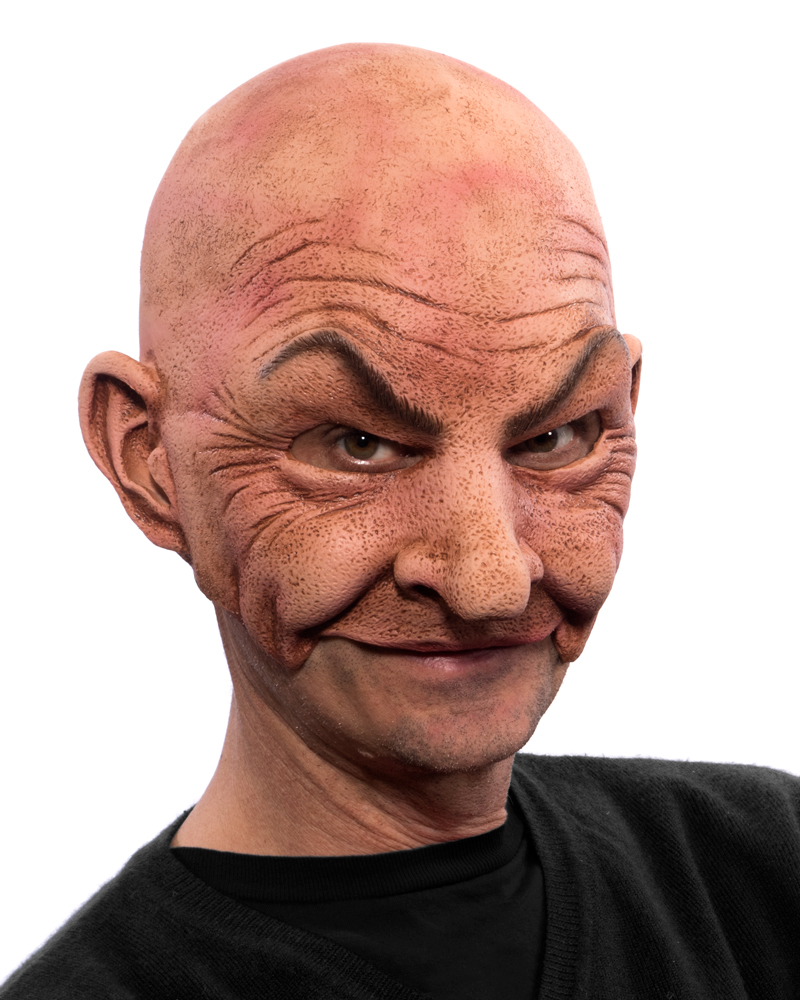 SupriseItsMe Natural Latex Compound Johnny Bald Old Man Mask