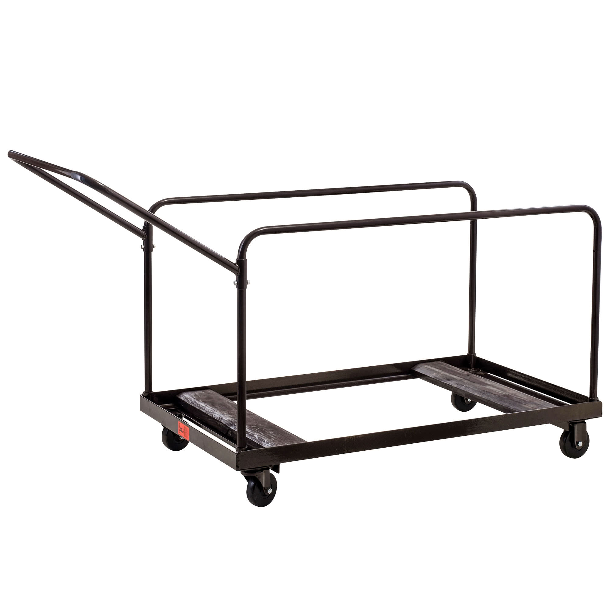 National Public Seating DYMU Multi-Use Dolly Cart Folding Table Caddy Round or Rectangle Tables