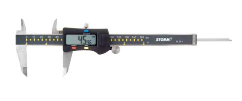MDC CEN-3C350 0-6 in. &amp; 0 - 150 mm. Electronic Digital Caliper With Fractions