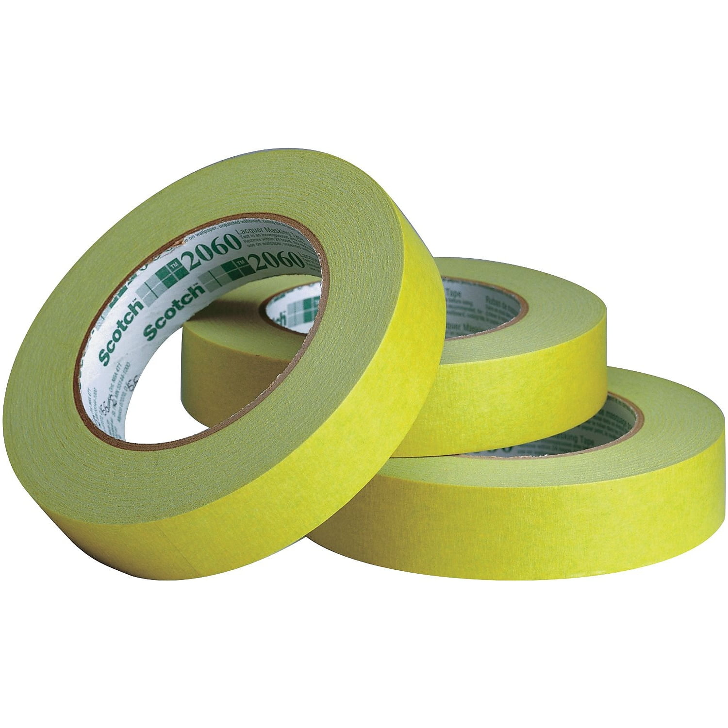 SCOTCH CORPORATION Scotch T935206012PK 1 in. x 60 yards 2060 Masking Tape, Green - Pack of 12