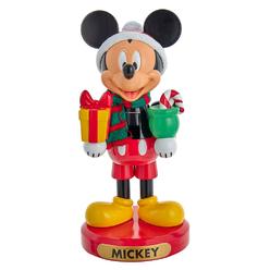 Disney DN6211L 10 in. Mickey Mouse with Present Nutcracker