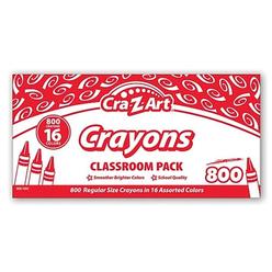 Cra-Z-Art CZA740041 Crayon Classroom Pack&#44; Assorted Color - Pack of 800