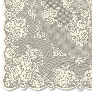 Heritage Lace VR-6084W 60 x 84 in. Victorian Rose Tablecloth