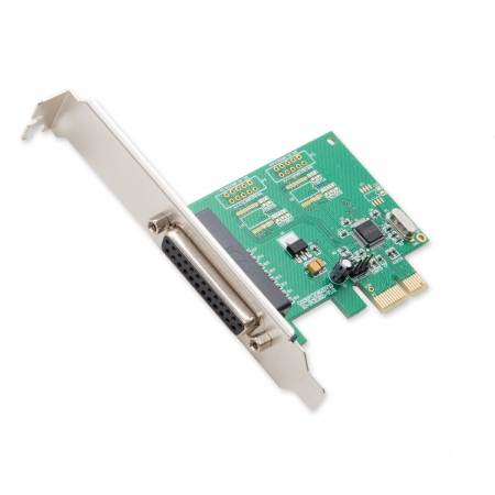SkilledPower Parallel (DB25&#44; IEEE1284&#44; Printer) 1 Port PCI-e Controller Card with Full & Low Profile Brackets&#44; WCH382L Chipset