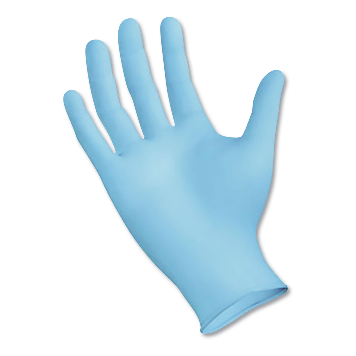 Boardwalk BWK382MCTA Disposable Examination Nitrile Gloves, Blue - Medium
