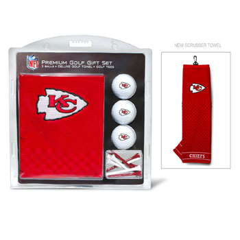 Team Golf 31420 Kansas City Chiefs Embroidered Towel Gift Set