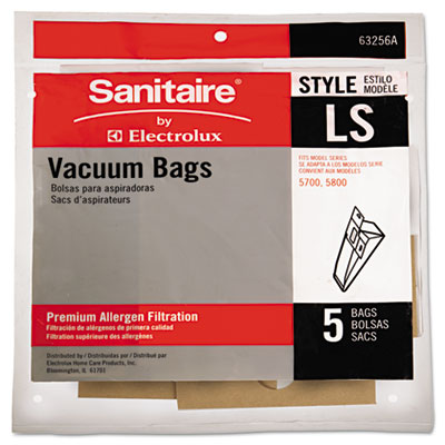 Eureka 63256-10 Commercial Upright Vacuum Cleaner Replacement Bags- 5-Pack