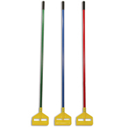 Rubbermaid Commercial Products H146RED 60 in. Invader Fiberglass Side-Gate Wet-Mop Handle - Red & Yellow