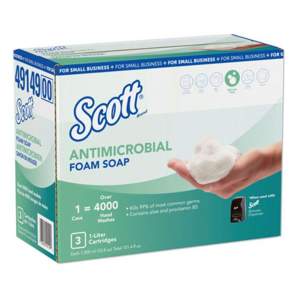 Kimberly-Clark KCC49149 33.8 oz Control Antimicrobial Foam Skin Cleanser&#44; White