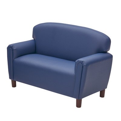 BNW FP0200-100 Just Like Home Preschool Enviro-Child Upholstery Sofa - Deep Blue