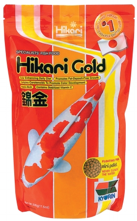HIKARI SALES USA 17.6 Oz Hikari Gold Mini Pellets Pond Food  02242