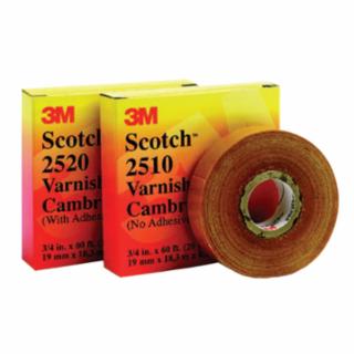 3M 500-483500 0.75 in. x 36 Yards Varnished Cambric Tapes 2520&#44; Yellow