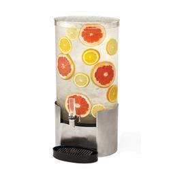 Rossetto Rosseto LD175 4 gal Elliptic Dispenser with Drip Tray & Stainless Steel Base