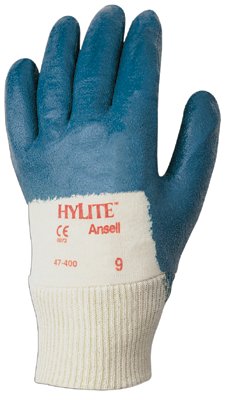 Ansell 012-47-400-7 205930 7 Hylite-Medium Weight Nitrile Coated