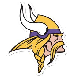 Siskiyou Sports Siskiyou FLD165 8 in. Unisex NFL Minnesota Vikings Auto Decal