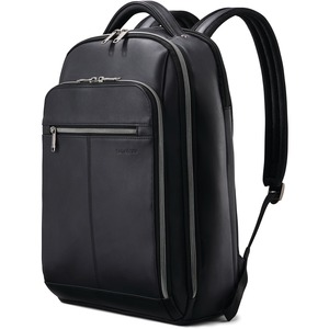 Samsonite SML126037-1041 Leather Backpack, Black