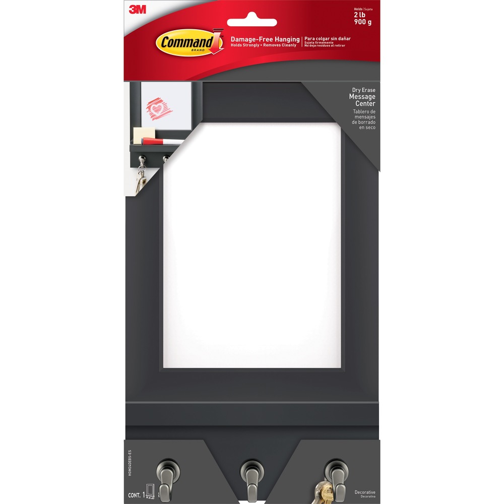 3M MMMHOM24DEBSES Command Dry-Erase Message Center