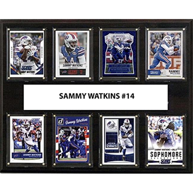 C & I Collectables 1215WATKINS8C 12 x 15 in. Sammy Watkins NFL Buffalo Bills 8 Card Plaque