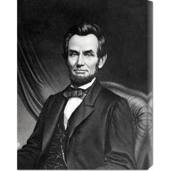 Bentley Global Arts dba American Walls GCS-283008-30-142 Unknown &'Abraham Lincoln&' Stretched Canvas