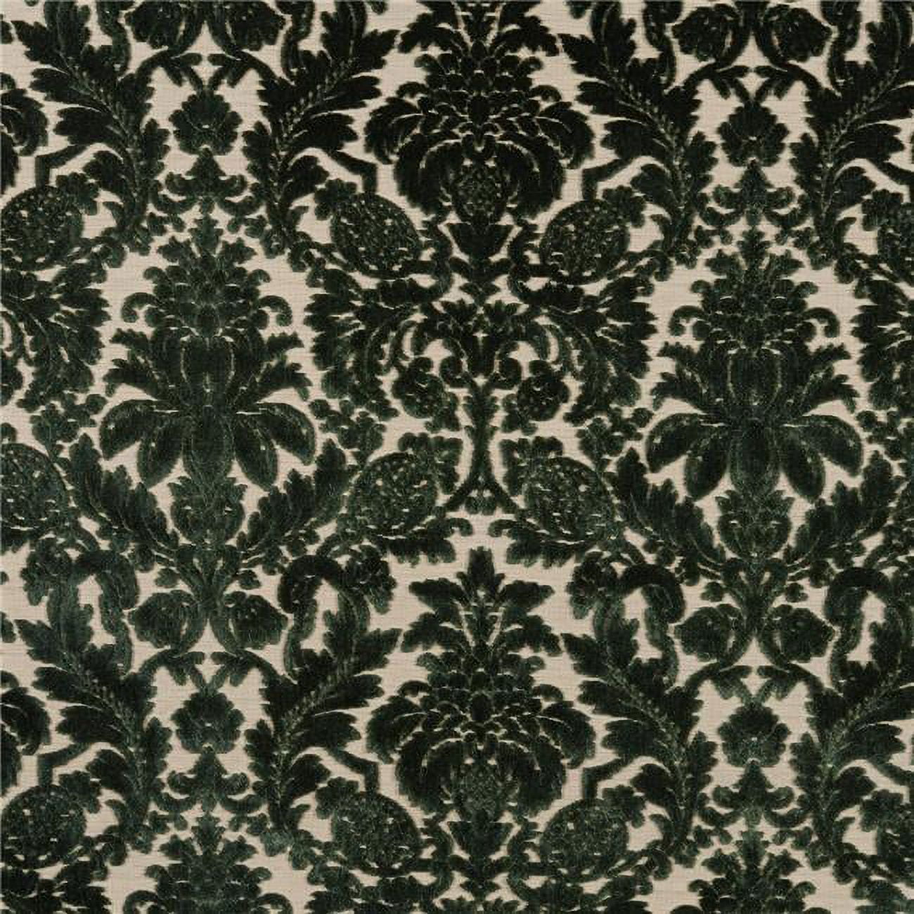 KD Cuna 15.75 in. Florentine Handmade Silk Fabric Cloth, Emerald