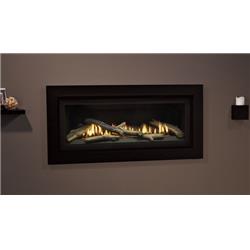 Empire DVLL36BP92N Natural Gas MF Vent Linear Gas Fireplace Liner with Remote, Black