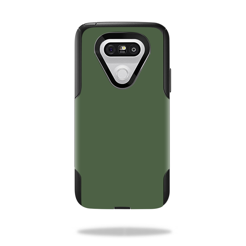 MightySkins OTCLGG5-Solid Olive Skin for Otterbox Commuter LG G5 Case Wrap Cover Sticker - Solid Olive