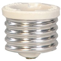 Cooper Wiring 332-BOX Keyless Lamp Socket Reducer - White