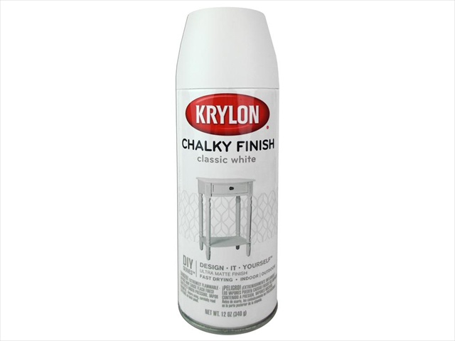 KRYLON DIVERSIFIED BRANDS Diversified Brands KRY4101 Krylon Chalky Finish - Classic White- 12 Oz.