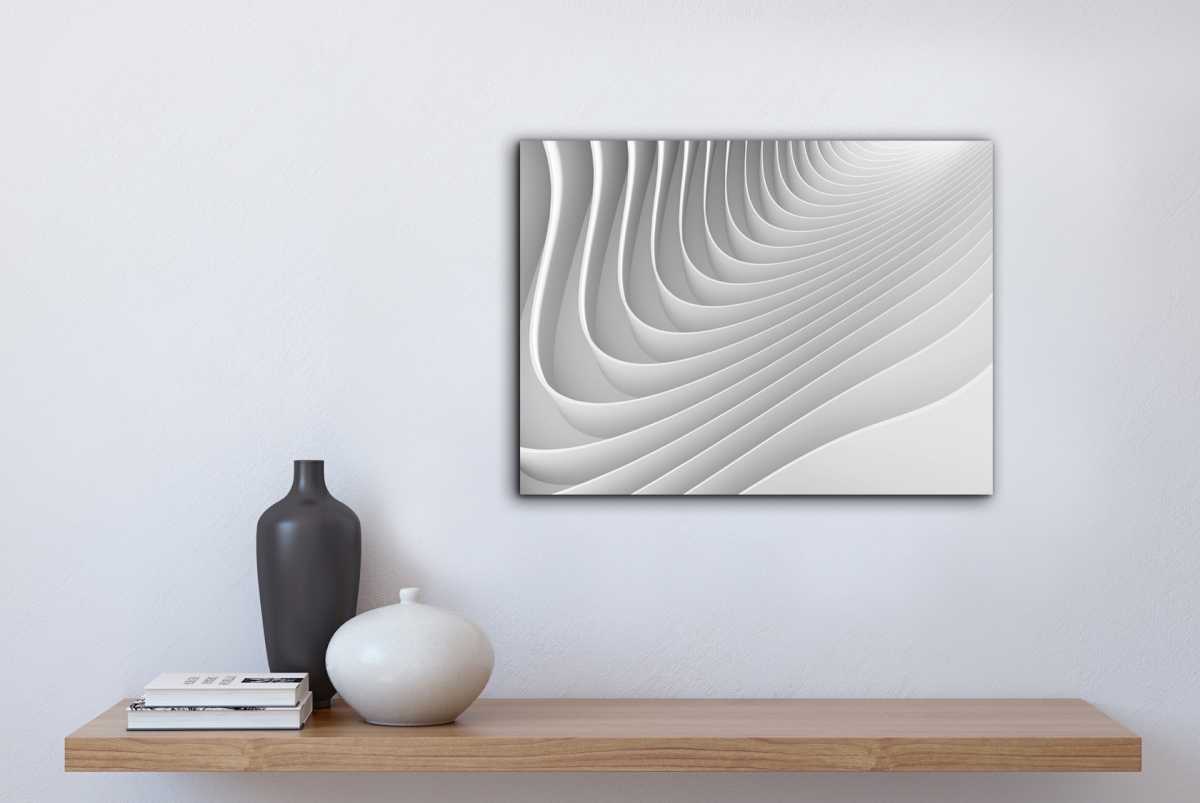 Artful Printers C-20302110 Waves Abstract Canvas Art, 20 x 30 in.