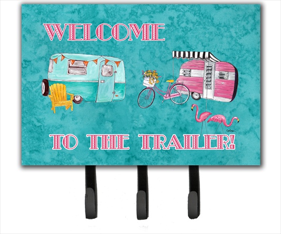 Caroline's Treasures 8760TH68 Welcome to the trailer Leash or Key Holder