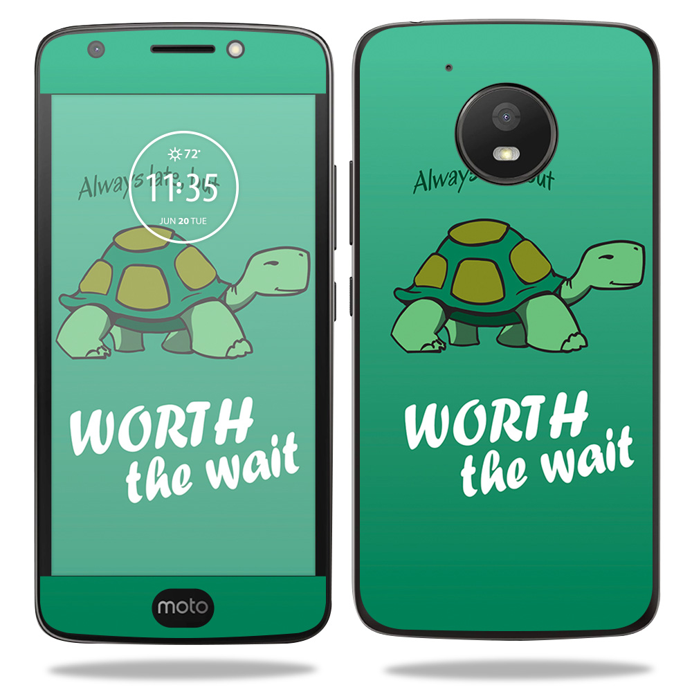 MightySkins MOMOE4-Late Turtle Skin for Motorola Moto E4, Late Turtle