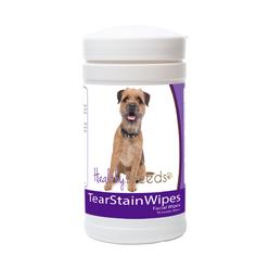 Healthy Breeds Border Terrier Tear Stain Wipes 70 Count