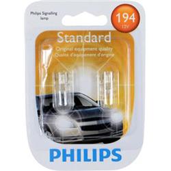 Philips 194B2 Miniature Signaling Bulb - Pack of 2