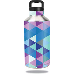 MightySkins OZBOT64-Purple Kaleidoscope Skin Compatible with Ozark Trail Water Bottle 64 oz Wrap Cover Sticker - Purple Kaleidoscope