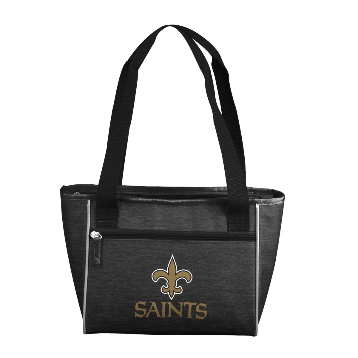 Logo Chair 620-83-CR1 NFL New Orleans Saints Crosshatch Cooler Tote Bag Holds for 16 Cans