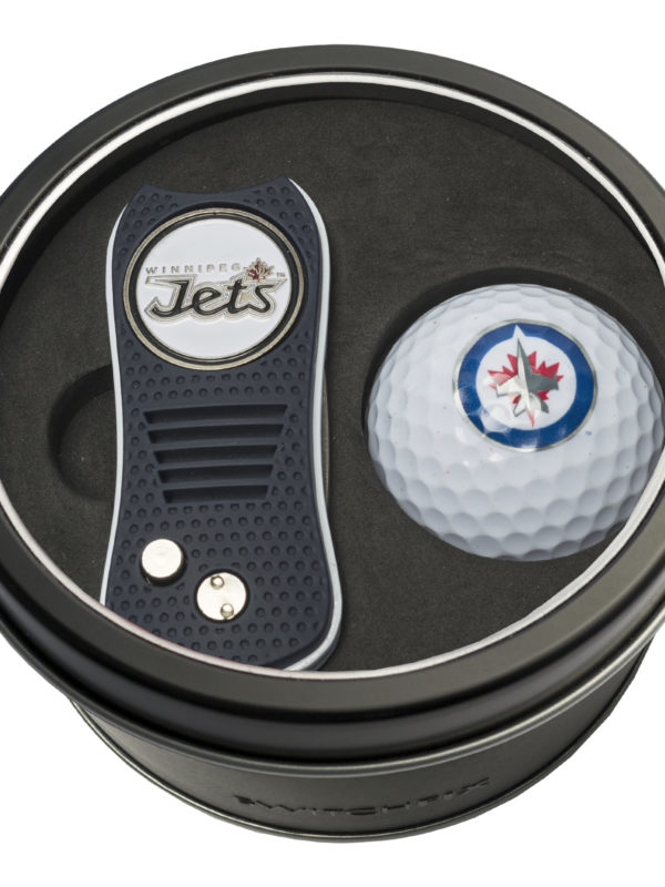 Team Golf 637556159564 Winnipeg Jets Tin Set - Switchfix&#44; Golf Ball