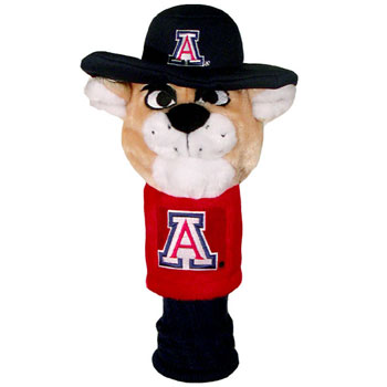 Team Golf NCAA Arizona Wildcats Mascot Golf Club Head Cover, Fits most Oversized Drivers, Extra Long Sock for Shaft Protection,
