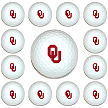 Team Golf 24403 Oklahoma Sooners Dozen Ball Pack