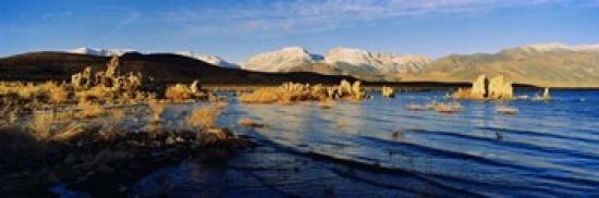 RLM Distribution Lake with mountains in the background  Mono Lake  Eastern Sierra  Californian Sierra Nevada  California  USA Poster Print by  -
