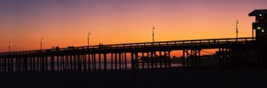 RLM Distribution Silhouette of a pier at sunset  Ventura  Ventura County  California  USA Poster Print by  - 36 x 12