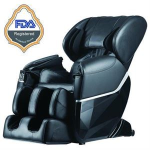 OnlineGymShop.com Online Gym Shop CB17256 Electric Full Body Shiatsu Massage Chair Foot Roller Zero Gravity with Heat