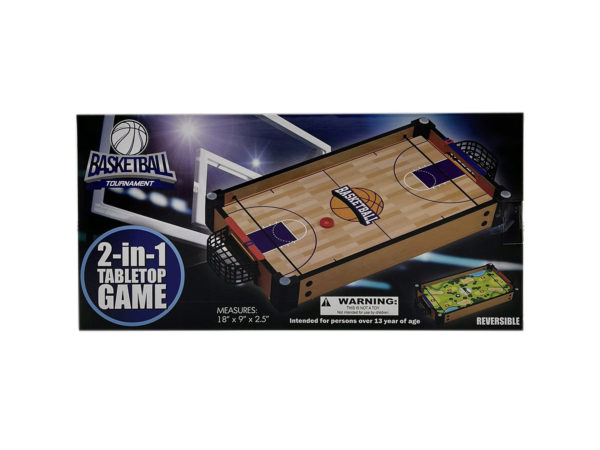 KOLE IMPORTS KL889-36 2-in-1 Table Game with Golf & Basketball