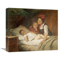 JensenDistributionServices 16 in. The Sleeping Babe Art Print - Rudolf Epp