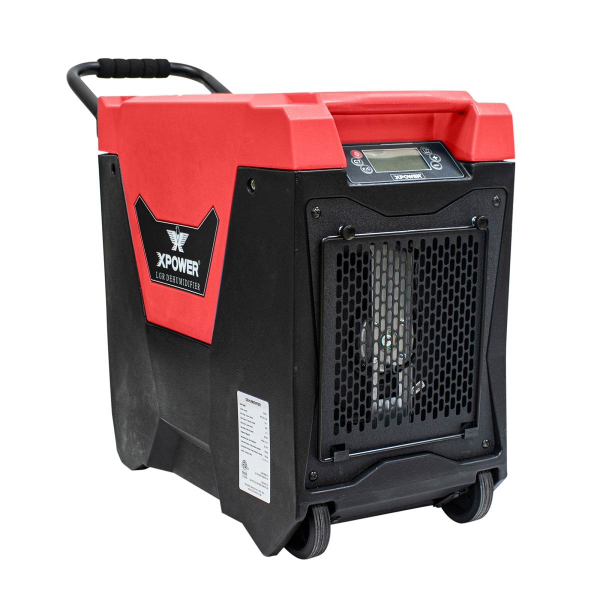 XPOWER XD-85L2-Red 10 ft. LGR Dehumidifier with Automatic Purge Pump, Red