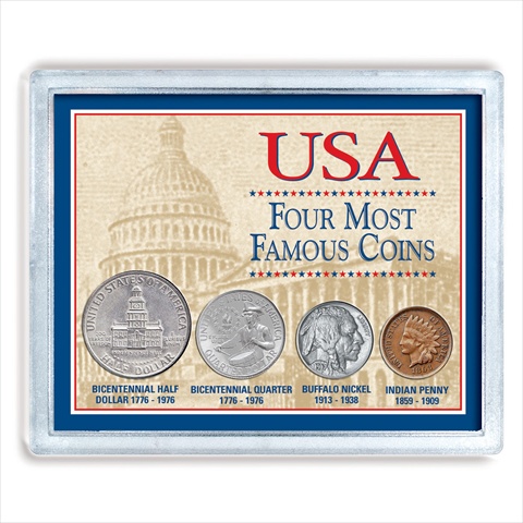 American 7269 USA Four Most Famous Coins