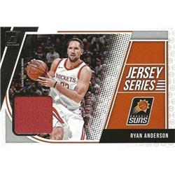 Autograph Warehouse 571655 Phoenix Suns Ryan Anderson Player Worn Jersey Patch Basketball Card - 2018 Panini Donruss No.JSRAN