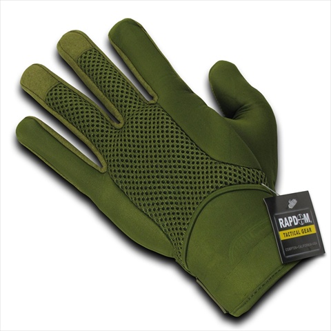 RAPDOM T28-PL-OLV-01 Neoprene Tactical Glove - Olive Drab- Small