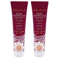 Pacifica K0003405 5 oz Rose Kombucha Flower Powered Face Wash for Unisex - Pack of 2