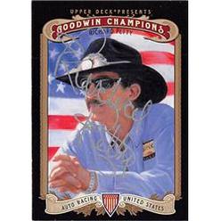 Autograph Warehouse 344520 Richard Petty Signed Trading Card - NASCAR King Champion 2012 Upper Deck Goodwin Champions No. 62 Silver