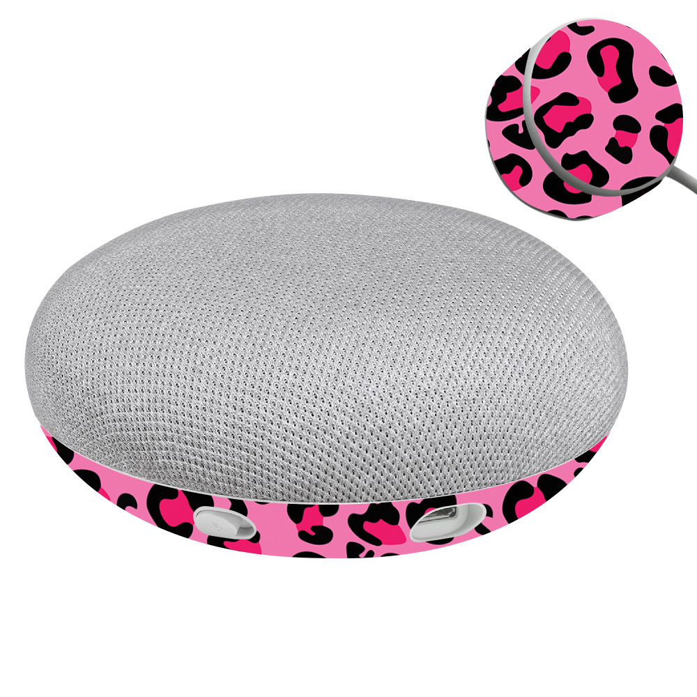 MightySkins GOOHOMI-Pink Leopard Skin for Google Home Mini, Pink Leopard